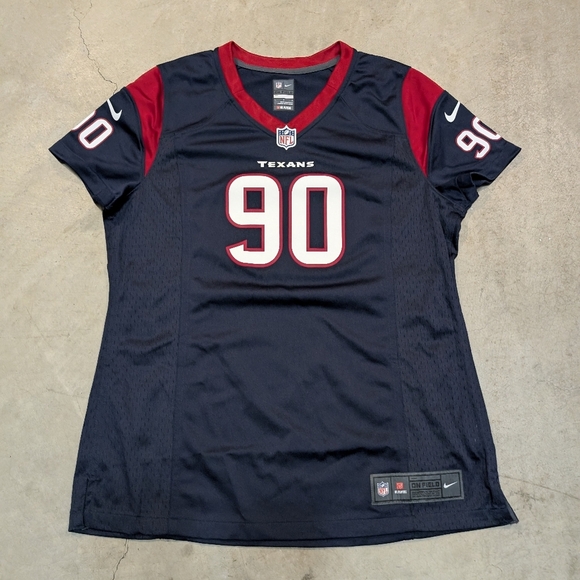 Nike Houston Texans Jadeveon Clowney Jersey Women's L Navy 90 - Picture 1 of 7
